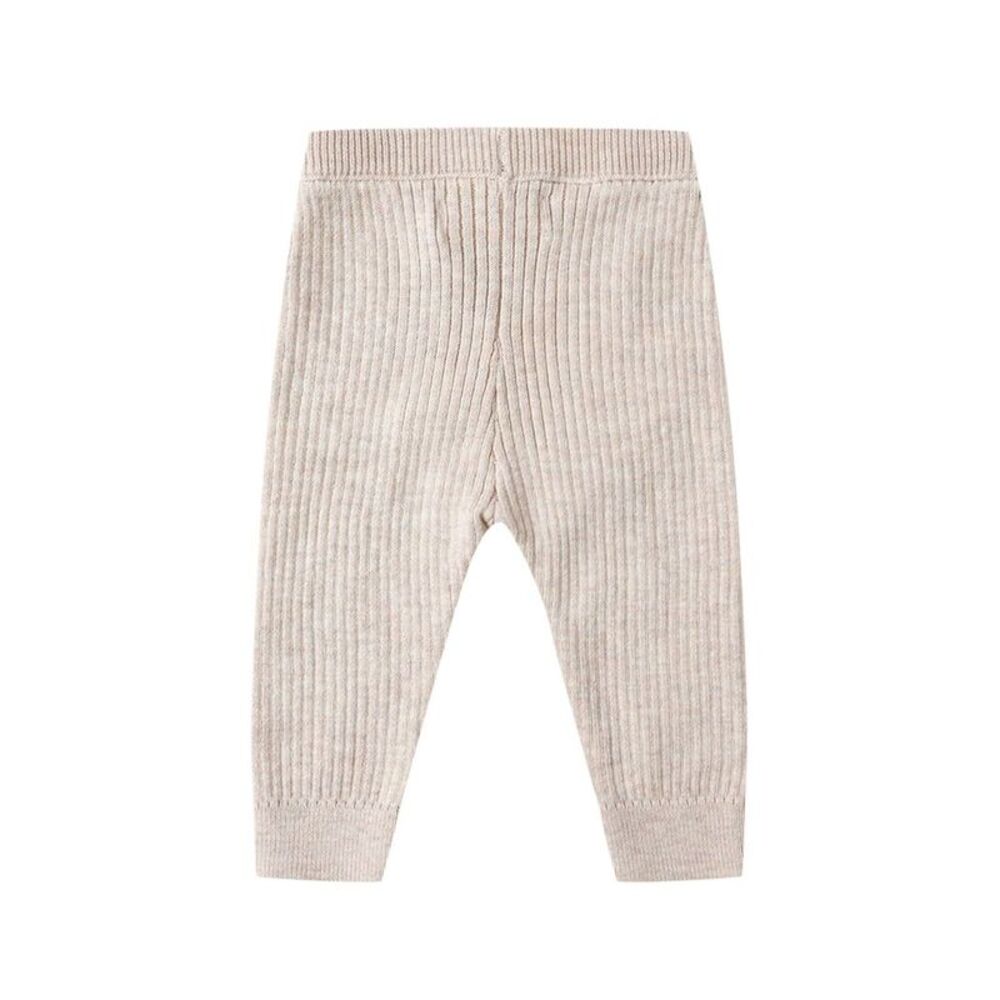 Quincy Mae Rib Knit Legging, Beige